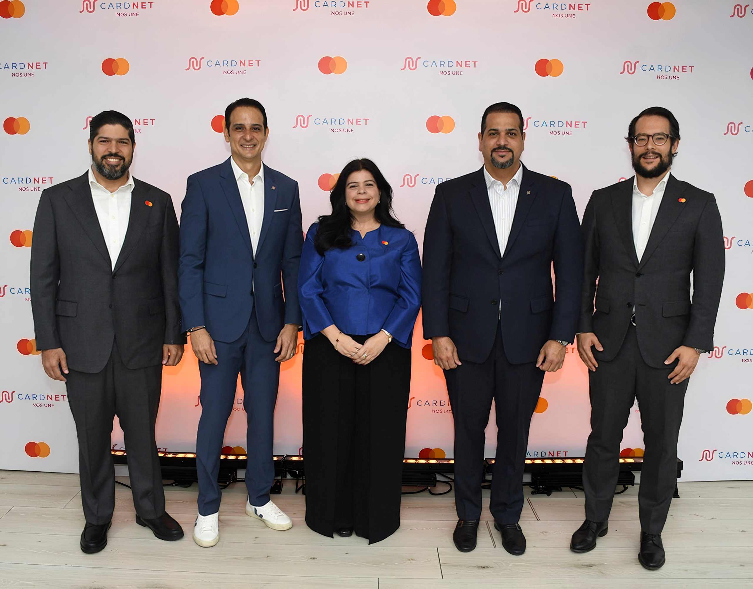 George Reinoso, Francis Encarnación, Icelsa Díaz, Carlos M. Jiménez y Tomás Alonso.